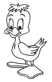 Dibujos Animados Para Colorear Pato
