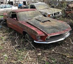 Shout out to ´chevy hunter. From Muzzy289 1969 Ford Mustang Mach 1 Neglected Ford Mustang Fordmustang Mustangmach1 Pin Twitter Reg Abandoned Cars Barn Find Cars Mustang Cars