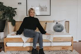 Not only was it inexpensive to make, but it will. Diy Caned Sofa Daybed Ikea Hack Megan Bell