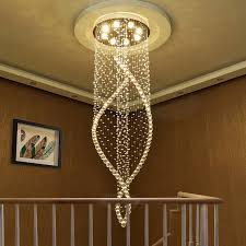 This decorative element will not only create the appearance of the window opening on the floor but also gives the. Led Living Room Crystal Suspended Lamps Modern Hotel Hall Pendant Lights Stairs Big Fixtures Restaurant Hanging Lighting Shine Home Collections