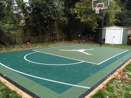 If you're looking for fiba & nba court sizing & line marking measurements in metres rather than feet, read on. Sport Court 18 X 27 Compact Fiba Half Court Basketball Key Game Courts Garden Courts Tennis Court Resurfacing Hexacourt Sport Court