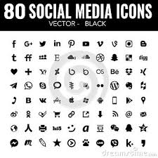 Black And White Social Media Icons For Email Signature New 80 Vector Flat Black And White Social Media Icons Professional Iconset With A Beautiful Elegant An Social Media Icons Media Icon Social Media Icons Vector