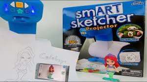 Smart Sketcher Projector Drawing Mermaid Ariel Teaching How To Draw Toys For Kids With Trace Modes Youtube