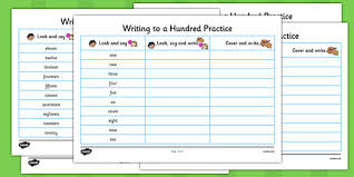 To write a check for $210 with cents, be sure to write the cents amount as a fraction over one hundred. One To A Hundred F 2 Writing Numbers In Words Worksheets