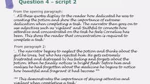 Eddie's gestures — raising 'his eyebrows' and being 'too busy killing things' imply that he doesn't respect or. Edexcel Gcse 9 1 English Language Mocks Marking Training Introduction Youtube