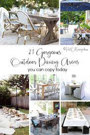 21 Beautiful Outdoor Dining Area Ideas Outdoor Dining Area Rustic Outdoor Furniture Indoor Outdoor Curtains