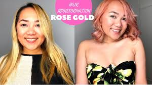 Watch more how to color your hair at home videos: Rose Gold Hair Hair Transformation For Brown Skin Asian Girls Youtube