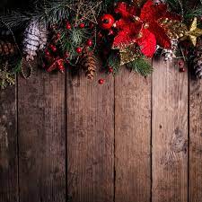 Not oversized, digital composite from more images! Christmas Border Design On The Wooden Stock Bild Colourbox