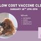 AHS Low Cost Vaccine Clinic event image