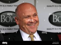 Hull City caretaker manager Mike Phelan is all smiles prior to the game  Stock Photo