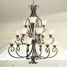 Maxim Manor 45 W Oil Rubbed Bronze 15 Light Chandelier 38967 Lamps Plus