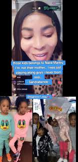 those kids belongs to Naira Marley, I'm not their mom, I was just playing  alone guys... I never born ooo -sandrabenede- @Sandra Benede #sandrabenede  #bigpiscesblog🇬🇧 #fyp #fypviral #viral_video ...