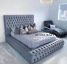 Park Lane Bed | Bespoke Luxury Frame Beds | Modern Velvet