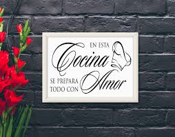 En Esta Cocina Printable Wall Art Spanish Kitchen Wall Home Decor Poster Print Instant Download Espanol Cocina Poster Prints Printable Wall Art Wall Art Prints