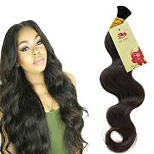 If you have any questions let me know. Amazon Com Hannah Queen Wet N Wavy Bulk Hair Human Hair Micro Braiding 3 Bundle 300g Brazilian Body Wave Bulk Hair For Braiding Human Hair No Weft 16 16 16 Natural Black 1b Beauty