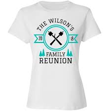Family reunion templates for t shirts. A Custom Family Reunion Design Ladies Relaxed Fit Cotton Basic T Shirt