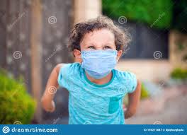 Angry Kid With Medical Face Mask Crying Because Don T Want To Wear Medical Mask Coronavirus Protection Stock Image Image Of Outbreak Care 195277687