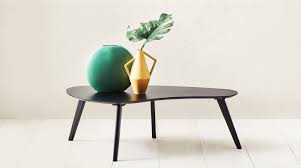 It's 18 in diameter and 1.25 tall. Buy Zara Kidney Shape Coffee Table Black Domayne Au