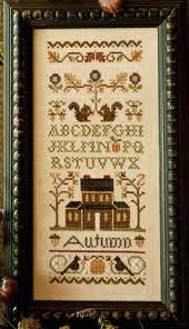 Buongiorno a tutte voi ricamine, lo so, sono stata un po assente. Autumn Band Sampler Cross Stitch Cross Stitch Patterns Cross Stitch Samplers