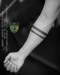 Tattoos By Gavin Stiller Mccall In 2020 Tribal Band Tattoo Forearm Band Tattoos Wrist Band Tattoo