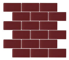 Glass Burgundy Amalfi Mosaic Wall And Floor Tile In 2020 Mosaic Wall Wall And Floor Tiles Tile Floor