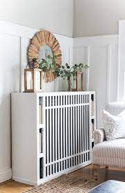 (via shelterness) energy efficient radiator cover (via. 15 Diy Radiator Cover Ideas How To Make A Radiator Cover