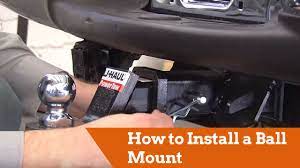 Never had a single problem with it. How To Install A Ball Mount Onto Your Vehicle Youtube