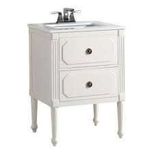 Occasionally, more aged furniture appears to be in a fit condition when it actually is not. Simpli Home Versaille 24 In Vanity In White With Quartz Marble Vanity Top In White 4axcvvew 24 The Home Depot Simpli Home Single Sink Bathroom Vanity Marble Vanity Tops