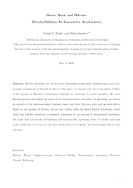 Jika sudah diterima berarti persyaratan yang di ajukan sudah di setujui. Pdf Boom Bust And Bitcoin Bitcoin Bubbles As Innovation Accelerators