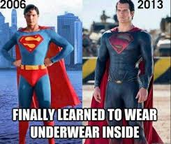 Superman Then And Now Superman Meme Funny Pictures Superman