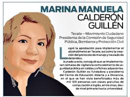 MARINA CALDERÓN ENTRE LOS...