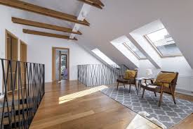 Attic conversion turning into home office. 15 Attic Rooms Cleverly Making Use Of All Available Space