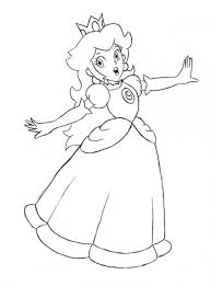 You may even spot an ariel lookalike in this bunch o. Printable Princess Peach Coloring Pages