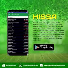 Hissa Aplikasi Informasi Dan Data Khusus Saham Syariah