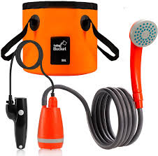 Check spelling or type a new query. Buy Portable Camping Shower Kit Outdoor Waterproof Camp Shower Pump W 4400mah Usb Rechargeable Battery 2 5l Min Stable Water Flow Shower Head W 20l Collapsible Bucket For Pet Cleaning Hiking Travel Online In