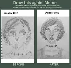 Draw This Again Art Improvement Art Jokes Artist Problems Art Style Challenge