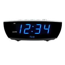 Fall asleep to white noise night stand mode: Equity By La Crosse 75903 0 9 Blue Led Digital Desktop Alarm Clock Walmart Com Walmart Com