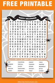 Science printables for all ages sign up for our newsletter! Halloween Word Search Printables Fun Loving Families