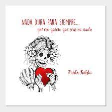 Photograph of frida kahlo with the love embrace of the universe, the earth (mexico), myself, diego, and señor xolotl florence arquin portrait of frida kahlo on the patio of her house in coyoacán, mexico Frida Kahlo Love Quote In Spanish Skull Poster E Stampa Artistica Teepublic It