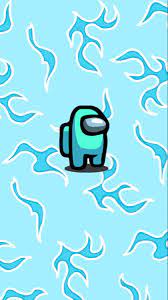 Among Us Cyan Flame Wallpaper Wallpaper Iphone Neon Pretty Wallpaper Iphone Phone Wallpaper Patterns