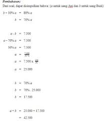 Latihan Soal Cerita Matematika Untuk Tes Stan Yuk