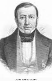 JOSÉ BERNARDO ESCOBAR PRESIDENTE PROVISIONAL DE GUATEMALA DEL 28 DE  NOVIEMBRE DE 1848 AL 18 DE ENERO DE 1849. Escobar nació en Jocotán,  entonces Corregimiento de Chiquimula, en la Capitanía General de