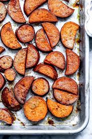 Remove the yams from the oven when done. How To Make Yummy Roasted Sweet Potatoes Foodiecrush Com
