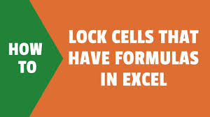 How To Lock Cells That Have Formulas In Excel Step By Step