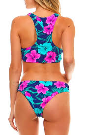 Last summer a friend of mine showed up to the beach in a really good bathing suit. Reversible Bikini Rhythm Of The Islands Sweetheart Apparel