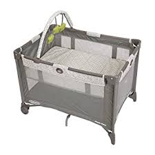 Amazon Com Graco Pack And Play On The Go Playard Includes Full Size Infant Bassinet Push Button Compact Fold Pasadena Baby