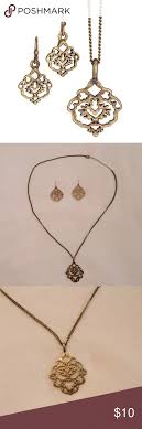 Avon Proud Heritage Collection Necklace Earrings Filigree Design Avon Jewelry Heritage Collection