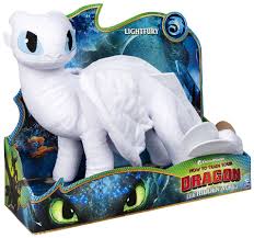 How To Train Your Dragon The Hidden World Lightfury Deluxe Plush Walmart Com Walmart Com