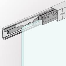 Soft Stop Slimline Glasschiebetur Glas Schiebe Tur Esg 900x2050 Bp1 900 As Ebay