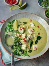 Thai Green Curry Fish Soup Recipe Fish Curry Thai Green Fish Curry Fish Dinner Recipes